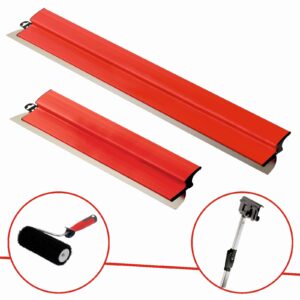 Csomag 2 Glett Lehúzók 100/60 cm + Teleszkópos Hosszabbító + Glettelő Henger